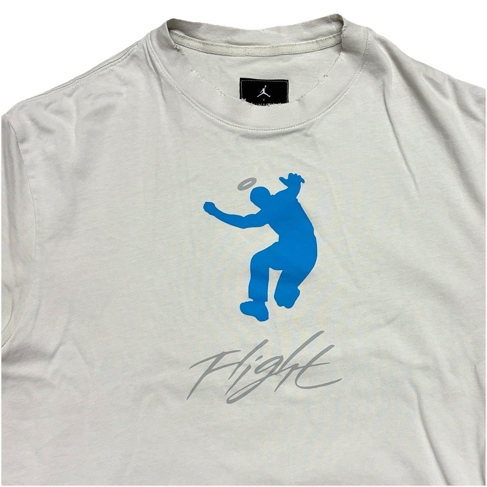 NIKE AIR JORDAN X Union LA Logo T- Shirt Adult Size Medium Gray Flight Shirt - Picture 3 of 9